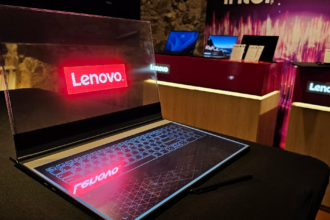 Lenovo Transparent Laptop